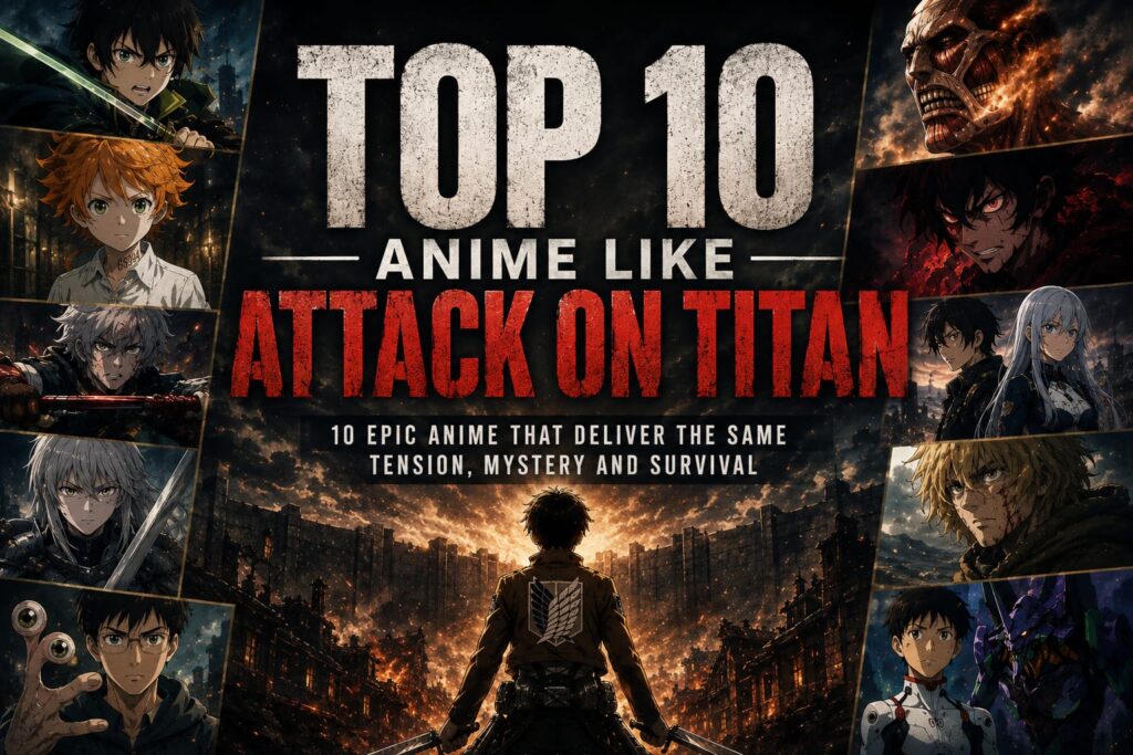 Top 10 Anime Like "Attack on Titan